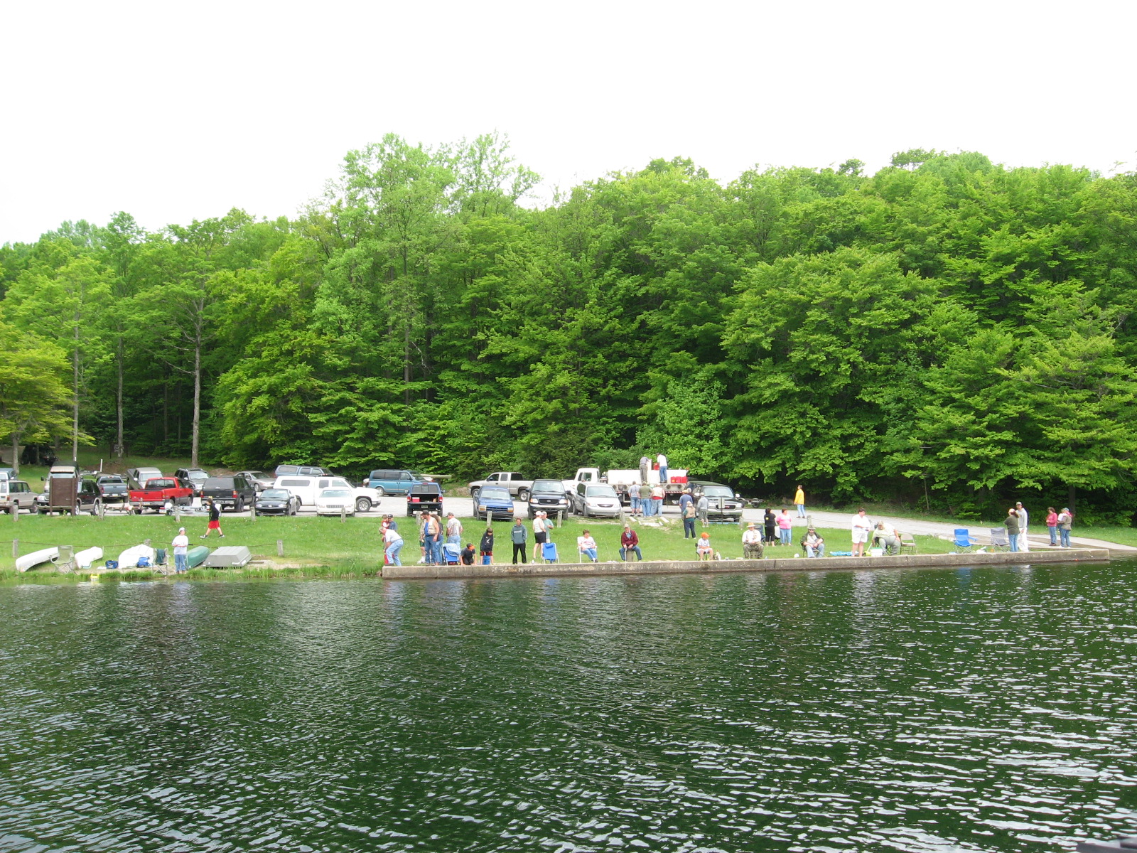 Trout Fishing Anyone-Hunters Lake Wyoming State Forest-Sullivan Co-Maryanne Miller Trout Fishing